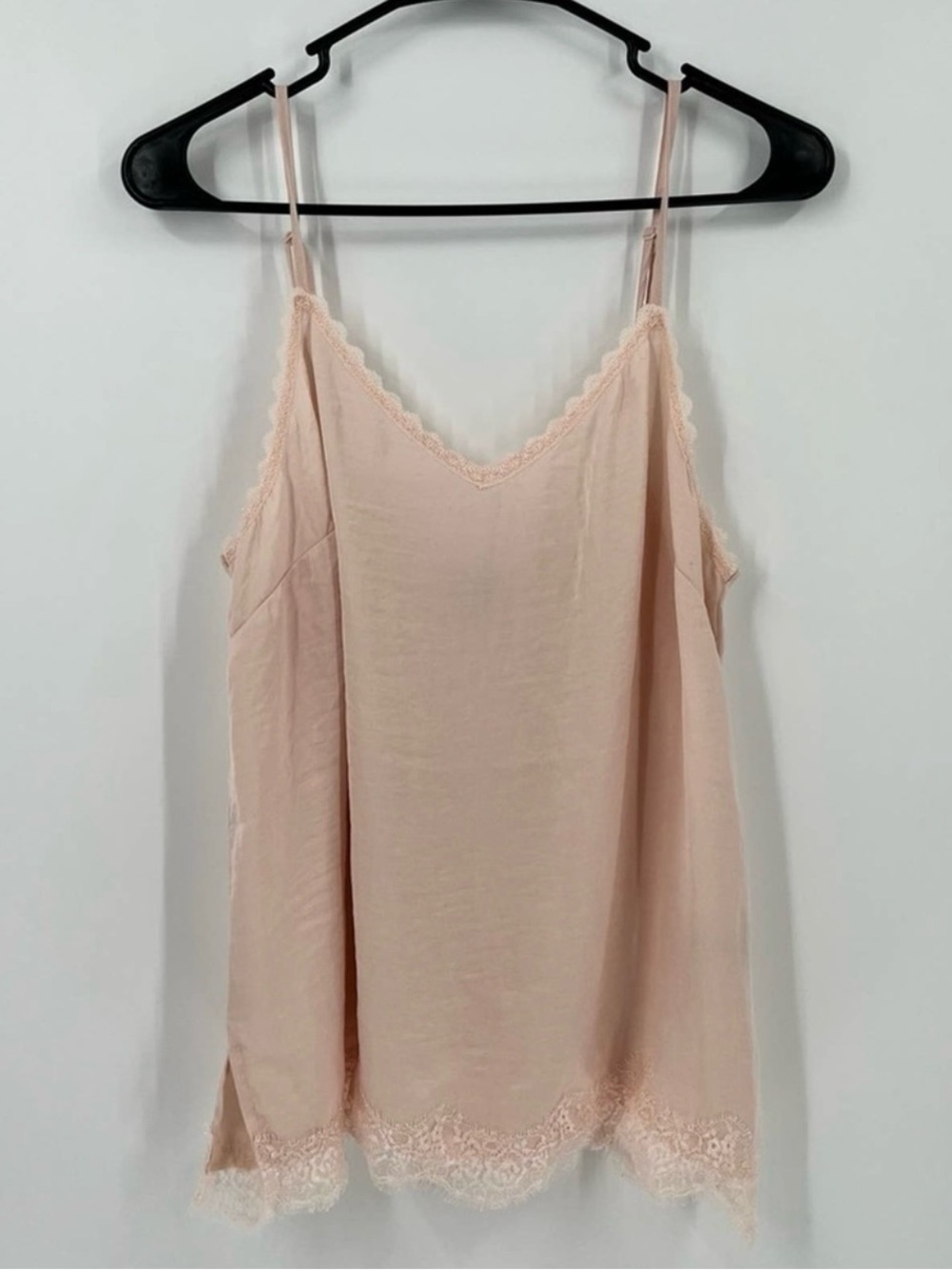 Aerie Blush Lace Trim Cami - Size L
